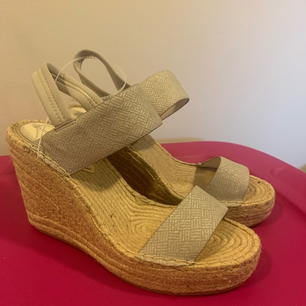 Kimberly Kelly wedge sandals, size 10 NWT,